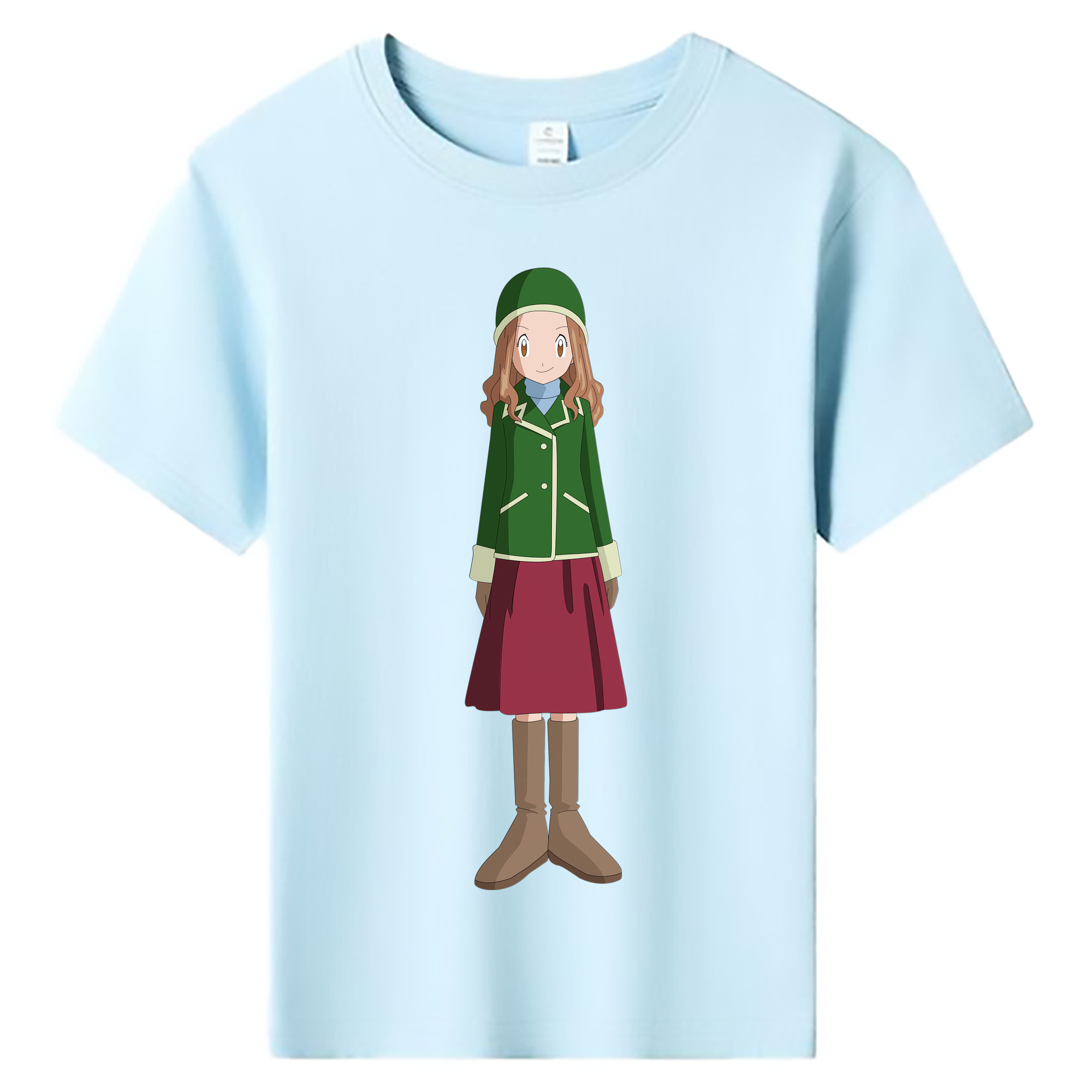 （画像用） Digimon デジタルモンスター/デジモン 綿100％キッズTシャツ（フロントプリント）